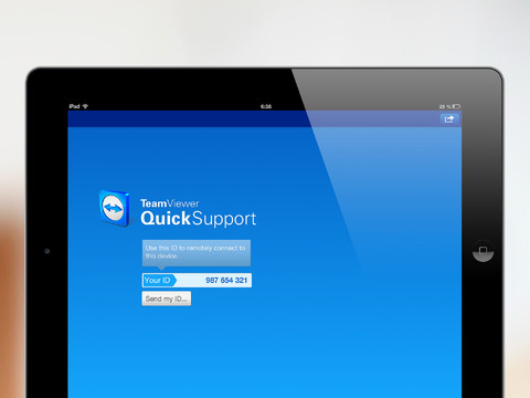 TeamViewer QuickSupport iPad pic0