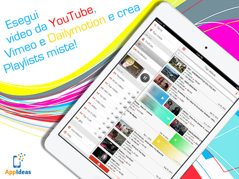 Player YouTube, Vimeo, DailyMotion e playlist personalizzate con l’app UltraTube