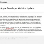 Apple: “Dev Center offline dopo un attacco hacker!”