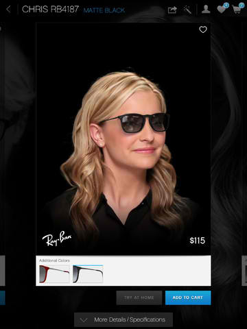 Glasses.com, una fantastica app per provare virtualmente centinaia di occhiali