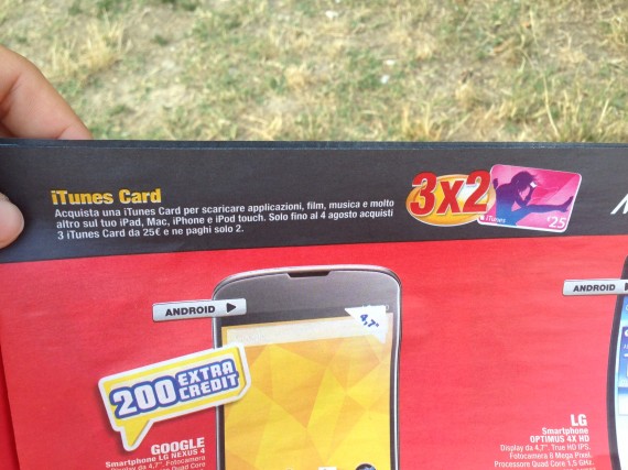 iTunes Card: scatta il 3×2 da MediaWorld