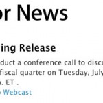 La conferenza finanziaria per il Q3 di Apple si terrà il 23 luglio