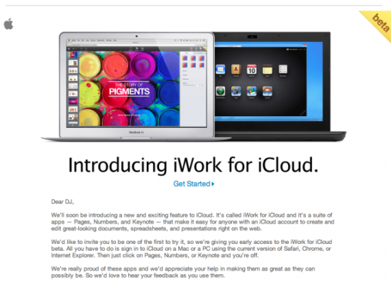 iWork per iCloud diventa accessibile a tutti gli utenti in versione beta