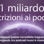 Apple festeggia l’arrivo a quota un miliardo di iscrizioni per i podcast