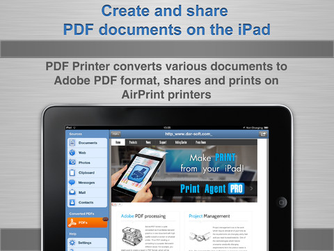 PDF Printer for iPad pic0
