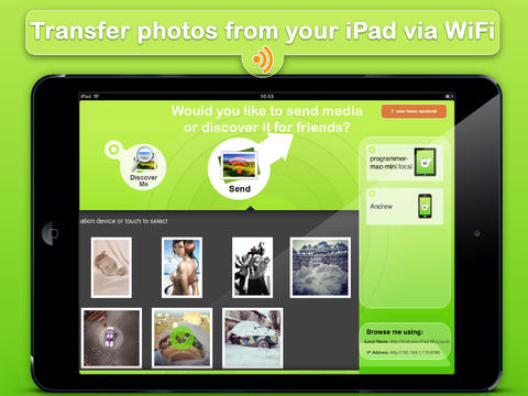 Photo Transfer WiFi iPad pic0