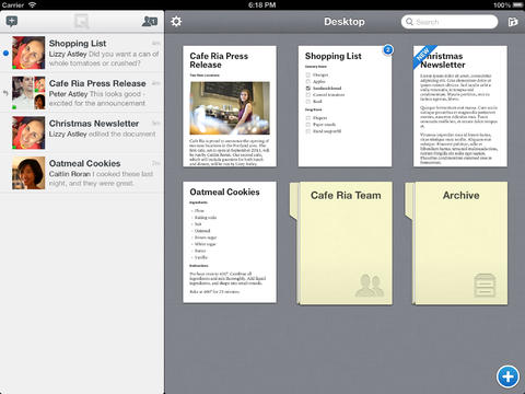 Crea e condividi documenti direttamente da iPad con Quip