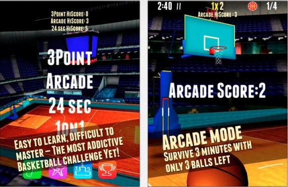 Basketball Jump Shots 3D iPad pic0
