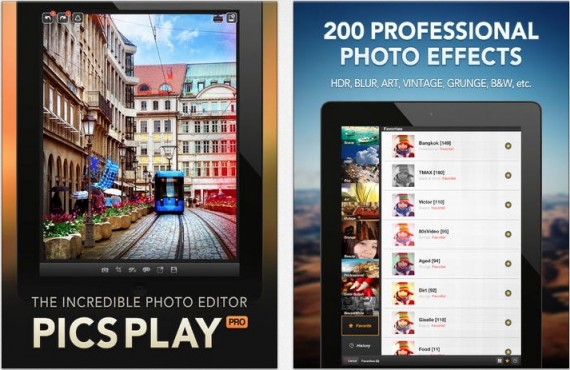 200 filtri e tante funzioni per abbellire le nostre foto grazie a PicsPlay Pro