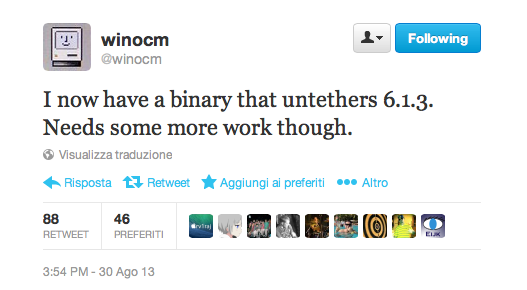 Il jailbreak untethered di iOS 6.1.3 è stato eseguito!