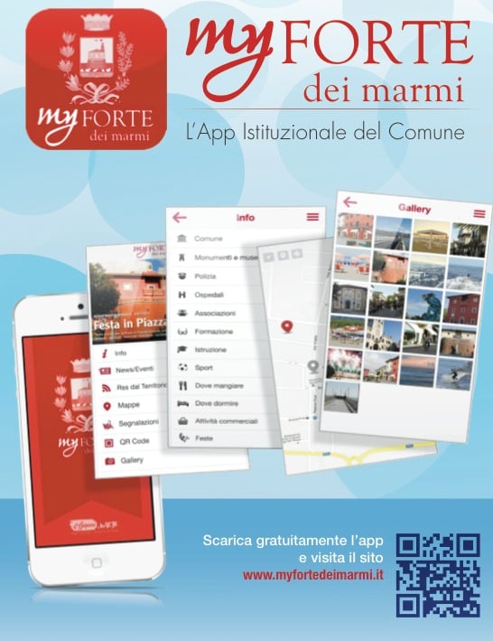 Comune e cittadini vicini con l’app MyForteDeiMarmi