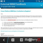 Inizia il rilascio di inviti per BBM per iOS