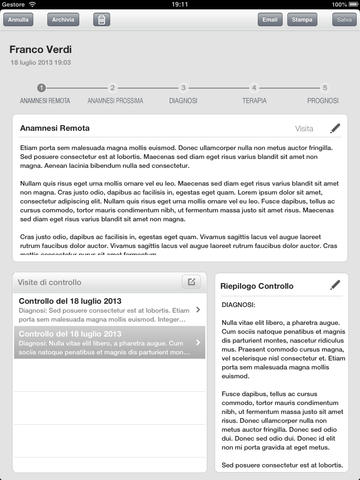 Disponibile la nuova app Cartella Clinica per iPad