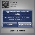 Impossibile scaricare iOS 7, server troppo carichi!