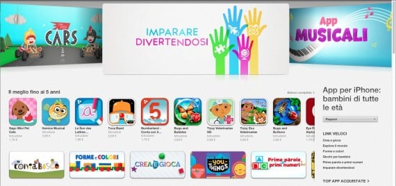 Categoria “Ragazzi” aggiunta su App Store