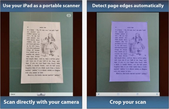 Scanner per iPad con sistema OCR grazie a PDFpen Scan+