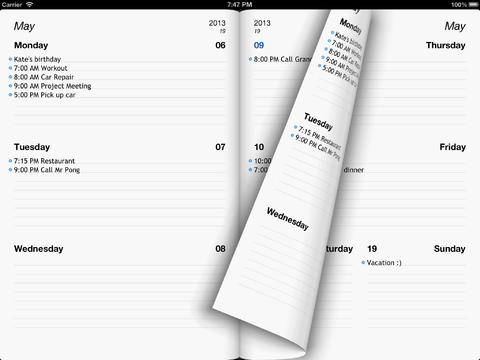 Week Agenda Ultimate iPad pic0