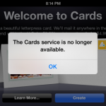 Apple conferma l’interruzione dell’app Cards per iOS