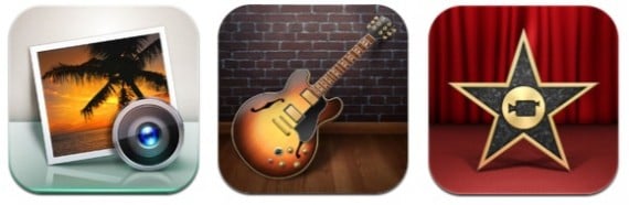 iMovie, GarageBand e iPhoto si aggiornano