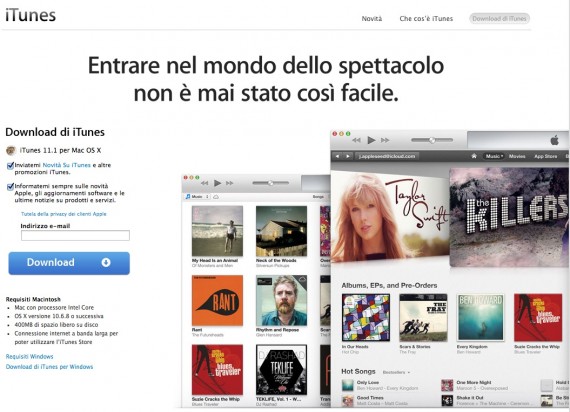Apple rilascia iTunes 11.1