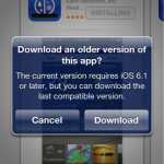 Apple introduce il supporto al download di versioni precedenti della applicazioni su App Store