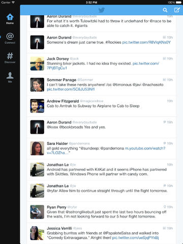 Ecco la nuova interfaccia di Twitter, in stile iOS 7
