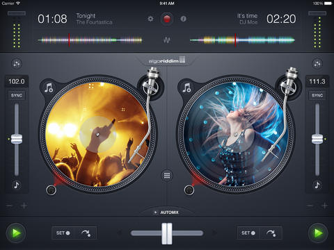 Le app djay e vjay si aggiornano per iOS 7