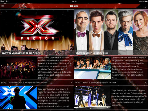 X-Factor 2013, l’app ufficiale arriva su iPad