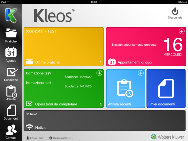 Kleos Mobile iPad