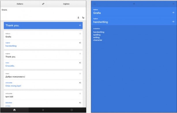 Google Translate iPad pic0