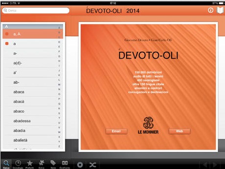 Il Devoto-Oli: disponibile per iPad la versione 2014