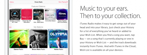Apple prepara il lancio di iTunes Radio fuori dagli Usa