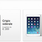 iPad mini “Grigio siderale” disponibile su Apple Store