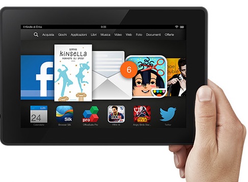 Amazon presenta i nuovi Kindle Fire HD e Kindle Fire HDX, disponibile a 139€