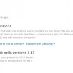 Cina: Apple rimuove l’app Open Door