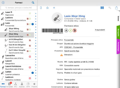 iMieiFarmaci si aggiorna con interfaccia in stile iOS 7