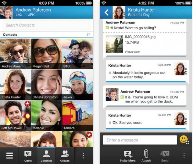 Blackberry Messenger è ora compatibile con l’iPad