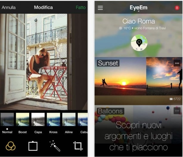 EyeEm, l’alternativa a Instagram arriva anche su iPad