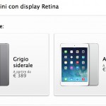 L’iPad mini Retina è disponibile su Apple Store Online!