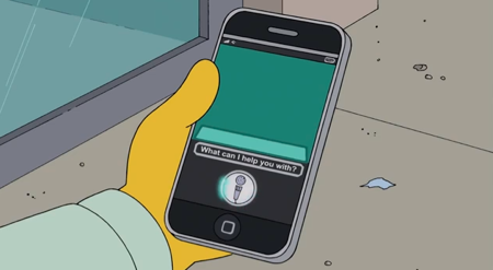 I Simpson prendono in giro Siri…