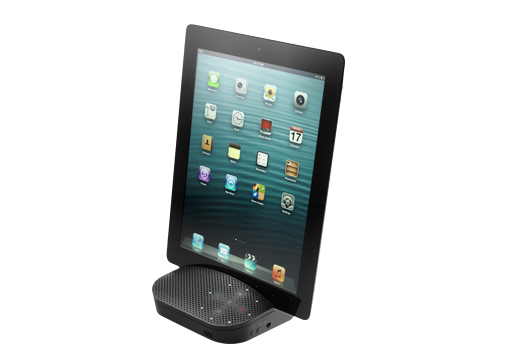 Logitech P710e, il dock vivavoce per iPad portatile da ufficio