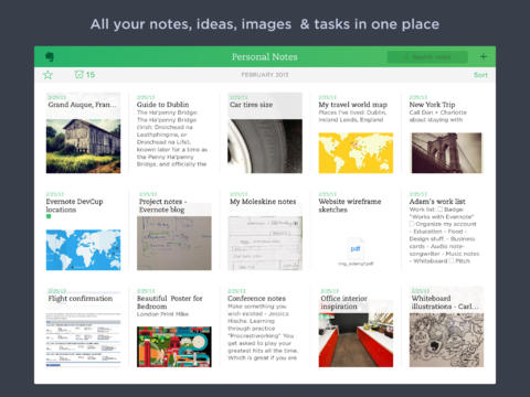 Nuovo update per Evernote