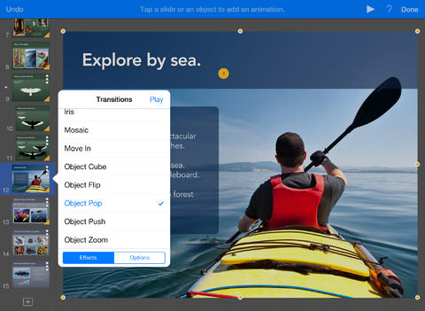 Pages, Numbers e Keynote per iPad si aggiornano
