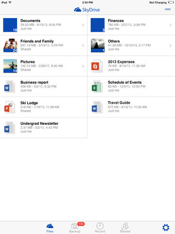 Microsoft SkyDrive 4.0 disponibile su App Store