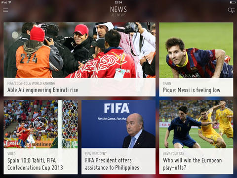 Fifa for iPad, l’app ufficiale della FIFA
