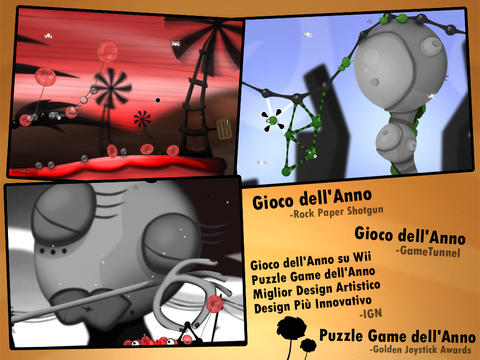 Su App Store in offerta gratuita il gioco World of Goo HD