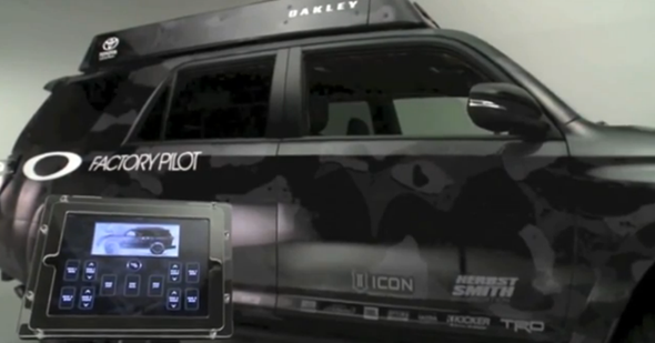 Al SEMA di Las Vegas mostrata una Toyota 4Runner controllata tramite iPad