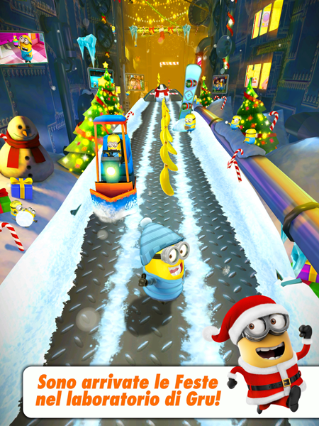 Cattivissimo Me: Minion Rush si aggiorna per Natale!