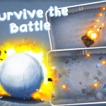 Una palla di neve lotta per la propria sopravvivenza in Dodge & Roll