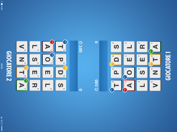 Ruzzle è finalmente ottimizzato per iPad… e si può giocare in due su un tablet!